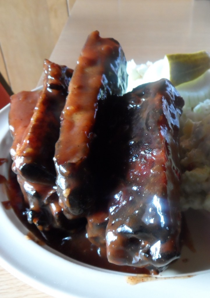 Ribs at White Pig Inn