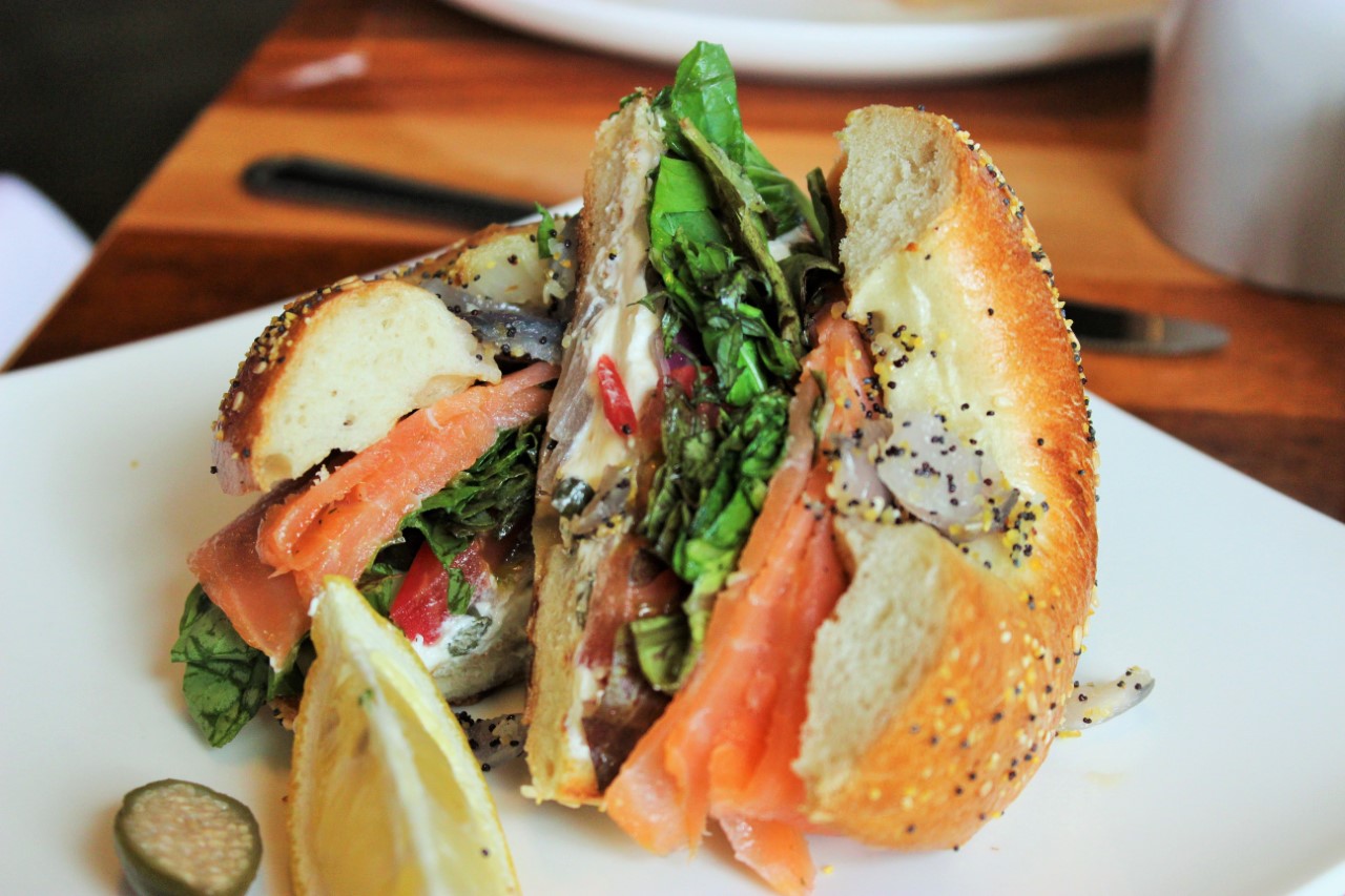 The Dish:  Lox Bialy at Boulevard Bread Company