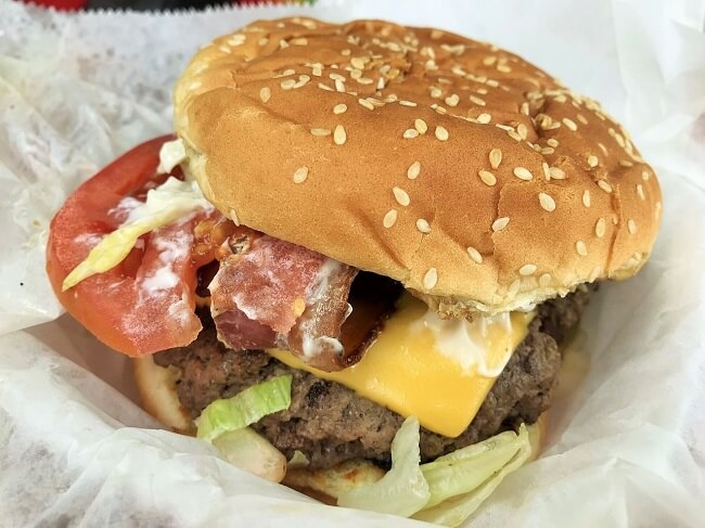 Parking Lot Burger at K Hall & Sons